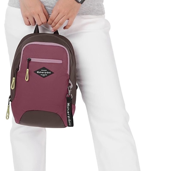 Sherpani Vespa Mini Backpack Bag Rosewood main image 7